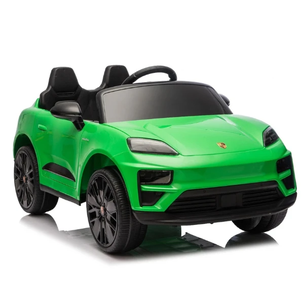 Mașinuță porsche macan turbo ev, baterie 12v10ah, 4 motoare de 25w, roti eva, scaune din piele 4