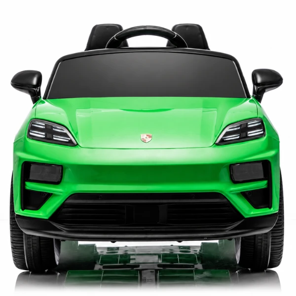 Mașinuță porsche macan turbo ev, baterie 12v10ah, 4 motoare de 25w, roti eva, scaune din piele 2