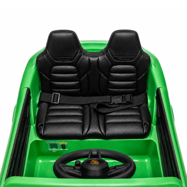 Mașinuță porsche macan turbo ev, baterie 12v10ah, 4 motoare de 25w, roti eva, scaune din piele 6