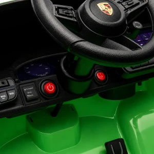 Mașinuță porsche macan turbo ev, baterie 12v10ah, 4 motoare de 25w, roti eva, scaune din piele Thumbnail 11