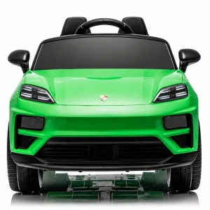 Mașinuță porsche macan turbo ev, baterie 12v10ah, 4 motoare de 25w, roti eva, scaune din piele Thumbnail 2