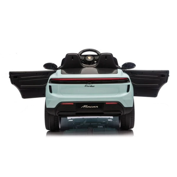 Mașinuță porsche macan turbo ev, baterie 12v10ah, 4 motoare de 25w, roti eva, scaune din piele 3