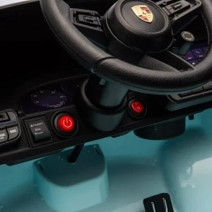 Mașinuță porsche macan turbo ev, baterie 12v10ah, 4 motoare de 25w, roti eva, scaune din piele Thumbnail 8