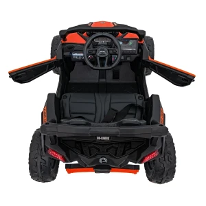 Mașinuță can-am maverick, baterie 12v10ah, 4 motoare de 35w, roti eva, scaune din piele Thumbnail 9