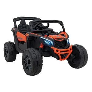 Mașinuță can-am maverick, baterie 12v10ah, 4 motoare de 35w, roti eva, scaune din piele Thumbnail 10