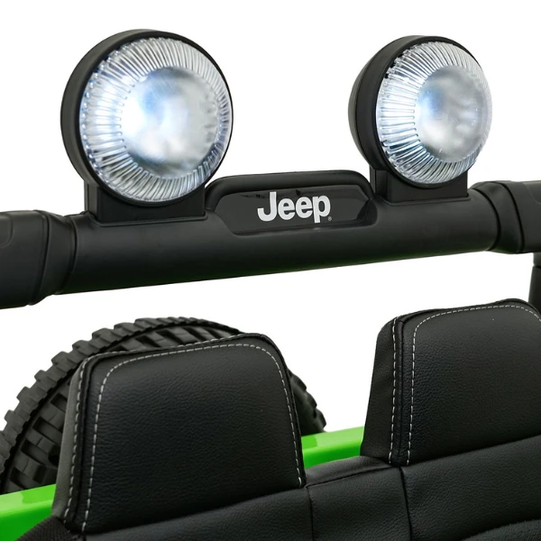 Mașinuță jeep wrangler rubicon 392, baterie 12v10ah, 4 motoare de 35w, roti eva, scaune din piele 12