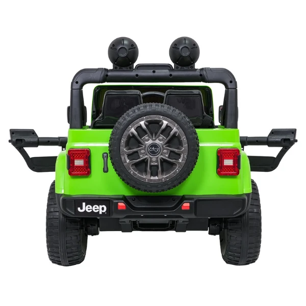 Mașinuță jeep wrangler rubicon 392, baterie 12v10ah, 4 motoare de 35w, roti eva, scaune din piele 4