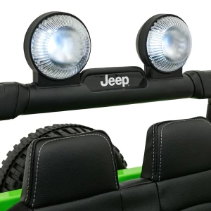 Mașinuță jeep wrangler rubicon 392, baterie 12v10ah, 4 motoare de 35w, roti eva, scaune din piele Thumbnail 12