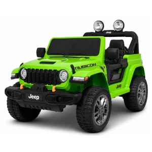 Mașinuță jeep wrangler rubicon 392, baterie 12v10ah, 4 motoare de 35w, roti eva, scaune din piele