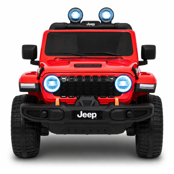 Mașinuță jeep wrangler rubicon 392, baterie 12v10ah, 4 motoare de 35w, roti eva, scaune din piele 2
