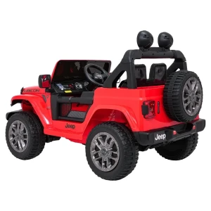 Mașinuță jeep wrangler rubicon 392, baterie 12v10ah, 4 motoare de 35w, roti eva, scaune din piele Thumbnail 5