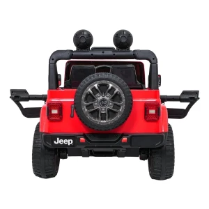 Mașinuță jeep wrangler rubicon 392, baterie 12v10ah, 4 motoare de 35w, roti eva, scaune din piele Thumbnail 6