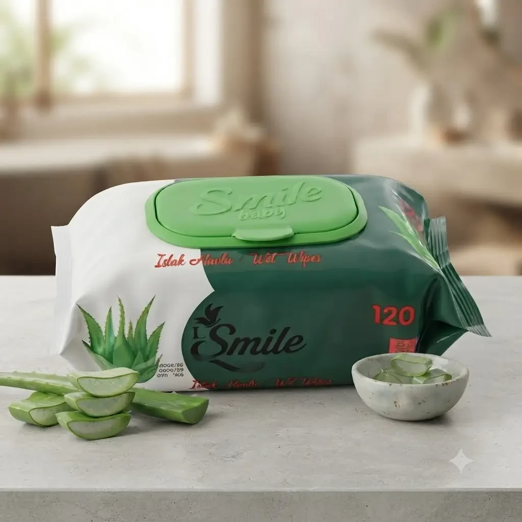 Салфетки влажные smile,120шт 5