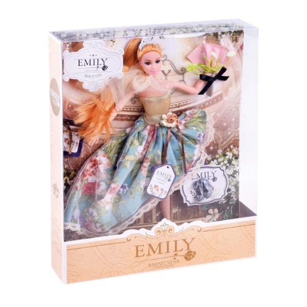 Păpușa emily "seria de vară cu buchet și accesorii" 3