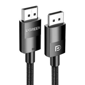 Ugreen cable displayport 1.4 to displayport 1.4 8k 60hz, 1.5m dp114, black