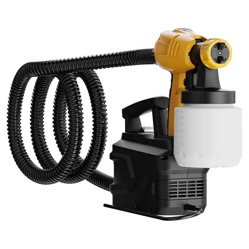 Dc091 pistol de vopsit deli 500w yellow 4