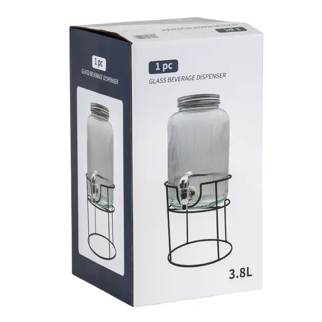 Borcan din sticlă cu robinet 3.8l (024522) 5