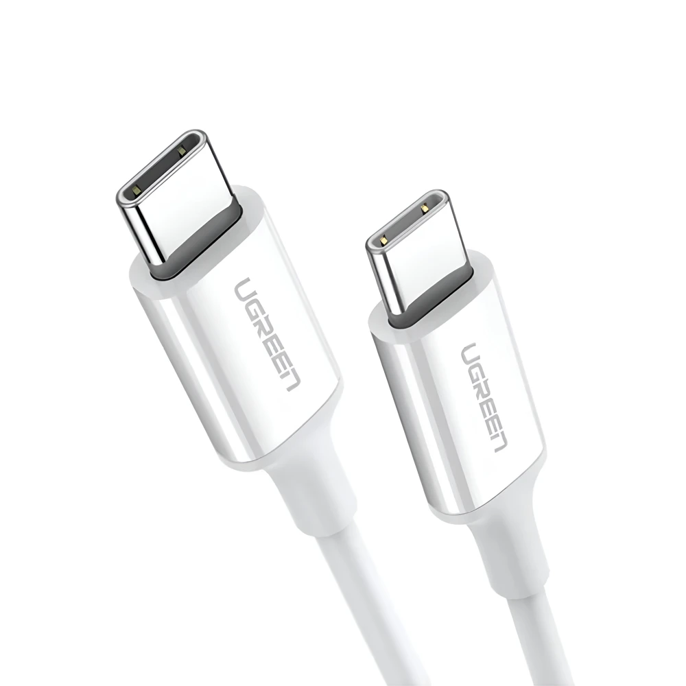 Ugreen cable type-c 2.0 to type-c 2.0 5a 60w 2m, white | us300 2