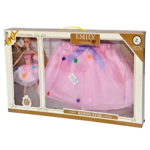 Set de joc: păpușa "emily" + fustă pentru copil Thumbnail 3