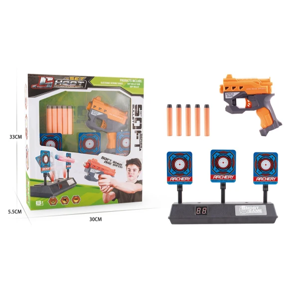 Игрушечный пистолет с мишенью 4