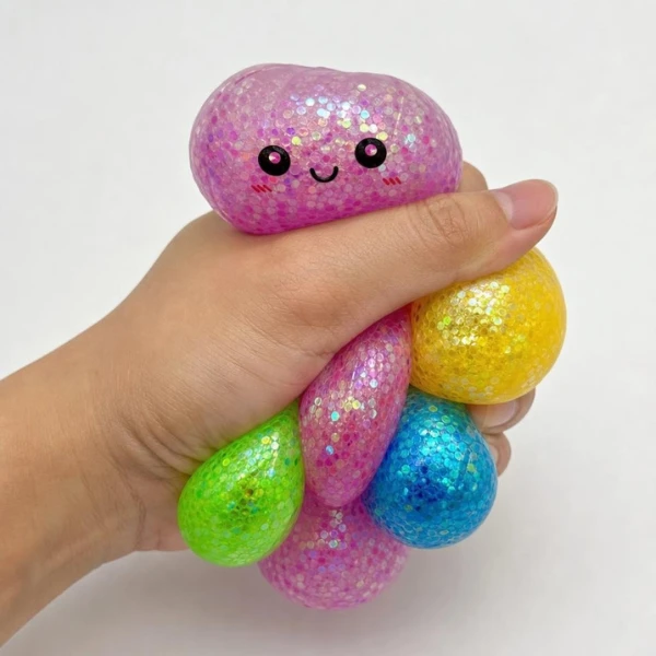 Jucărie antistres moale „flippy squishy: dumpling”, cu sclipici, 5.5 x 5.5 x 5.5 cm 10