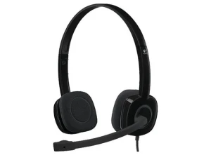 Logitech headset h151, 3,5 mini-jack, black Thumbnail 3