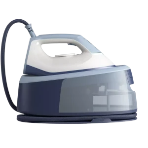 Fier de călcat cu generator de abur philips psg3000/20, 2400w, albastru deschis