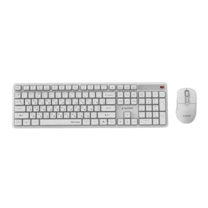 Set tastatură + mouse gembird silent key pro business, fără fir, alb Thumbnail 6