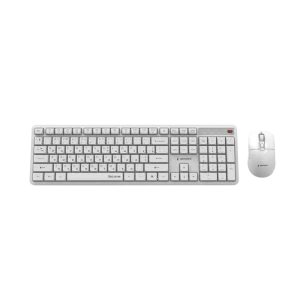 Set tastatură + mouse gembird silent key pro business, fără fir, alb