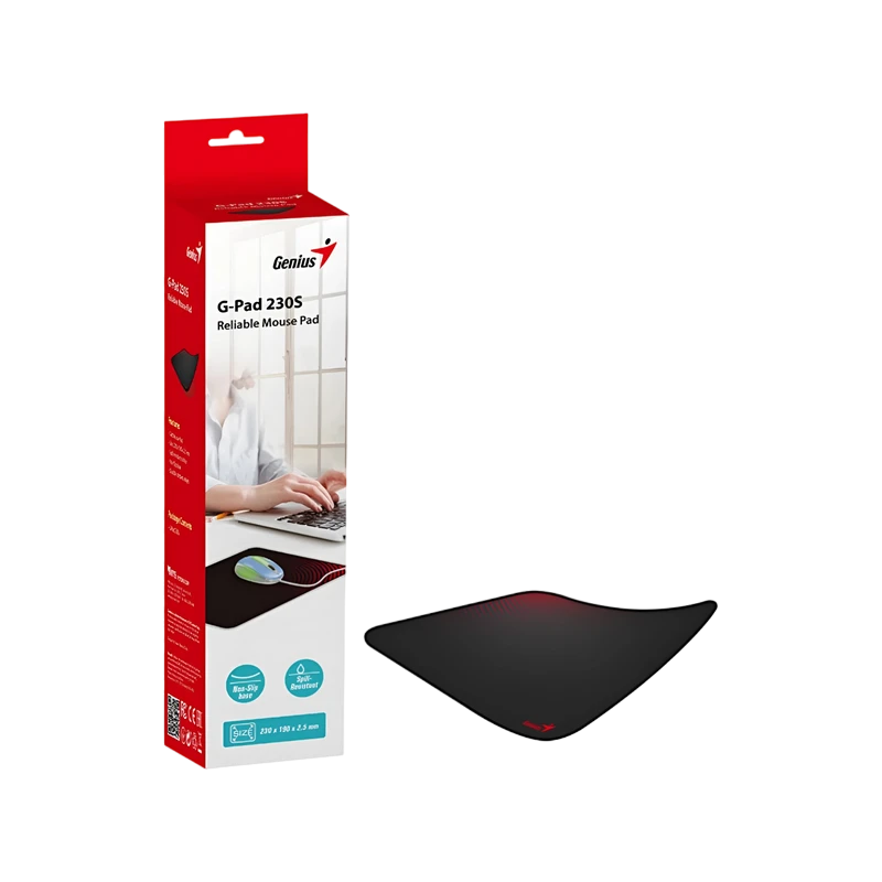 Mouse pad pentru jocuri genius g-pad 230s, medium, negru 2