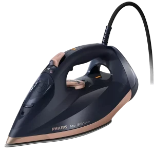 Fier de călcat philips dst7510/80, 3200w, albastru aur