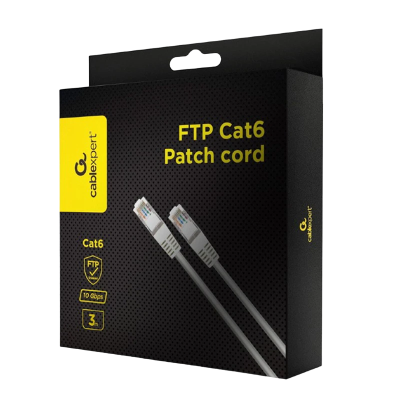 Patch cord cablexpert ppb6-3m, cat6 ftp , 3m, alb 5