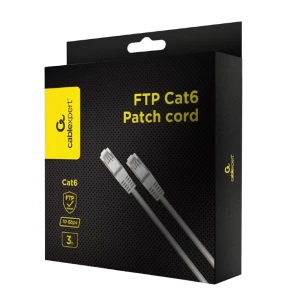 Patch cord cablexpert ppb6-3m, cat6 ftp , 3m, alb Thumbnail 5