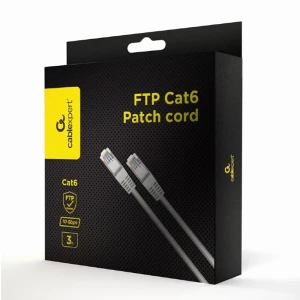 Patch cord cablexpert ppb6-3m, cat6 ftp , 3m, alb Thumbnail 4
