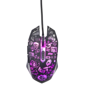 Игровая мышь gembird mus-6b-grafix-01, чёрный Thumbnail 9