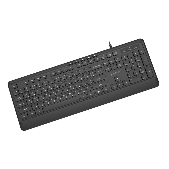 Tastatură gembird kb-mch-05-cyrl, cu fir, negru 3