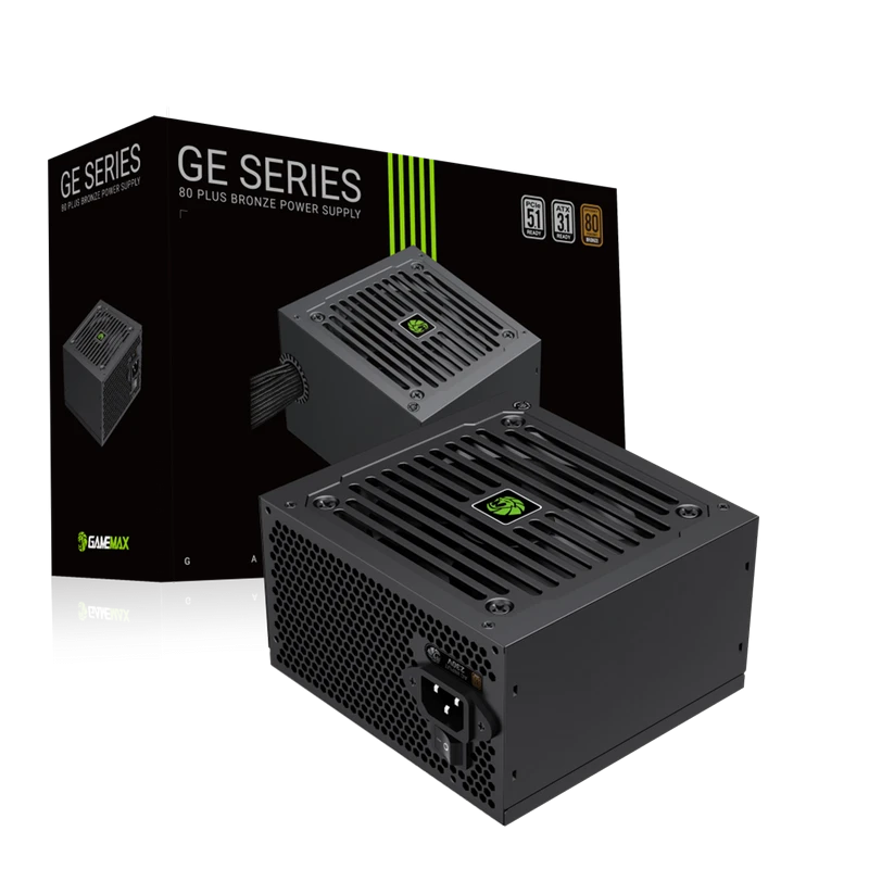 Блок питания для компьютеров gamemax ge-750, 750вт, atx, немодульный 8