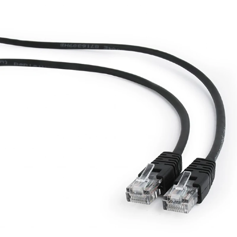 Patch cord cablexpert pp12-1m/bk, cat5e utp, 1m, negru 6