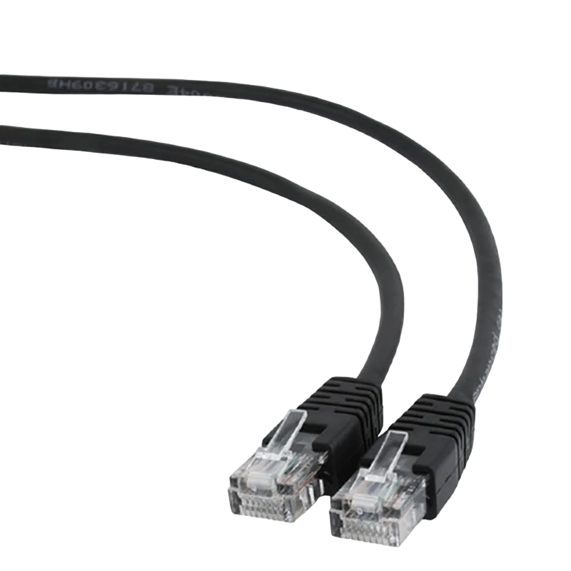 Patch cord cablexpert pp12-1m/bk, cat5e utp, 1m, negru 8