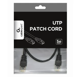 Patch cord cablexpert pp12-1m/bk, cat5e utp, 1m, negru Thumbnail 5