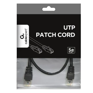 Patch cord cablexpert pp12-1m/bk, cat5e utp, 1m, negru Thumbnail 7
