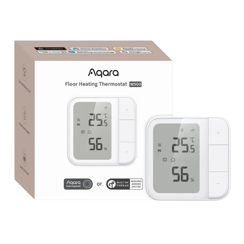 Termostat inteligent aqara floor heating thermostat w500, alb 11