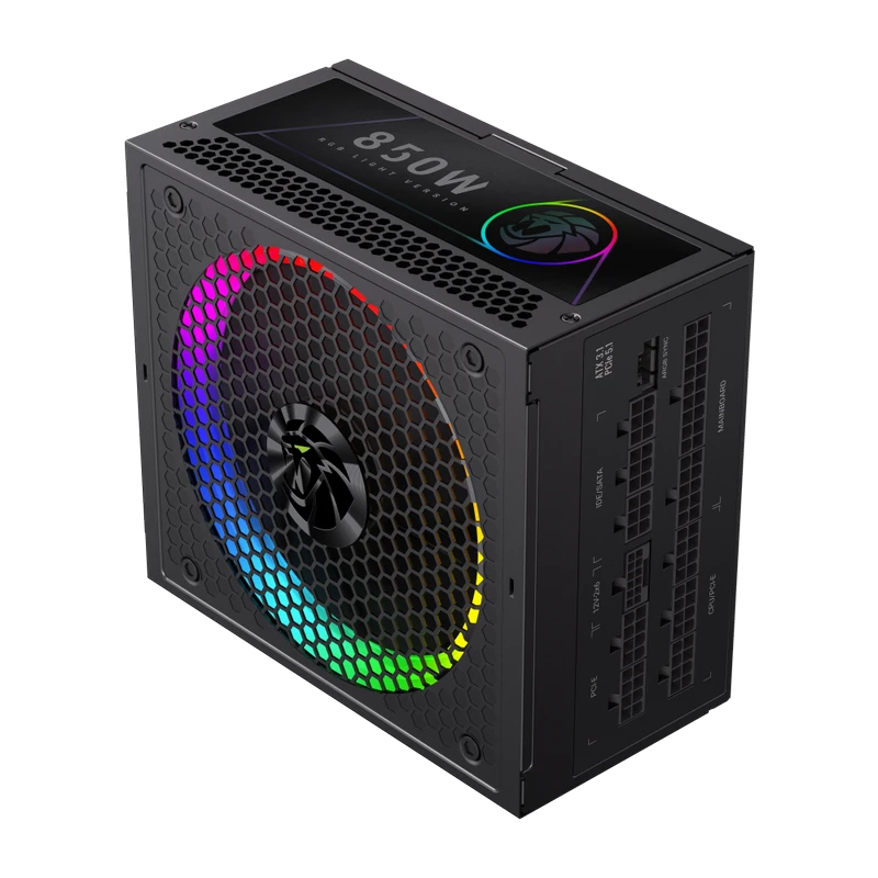 Блок питания для компьютеров gamemax rgb-850g pro, 850вт, atx, полностью модульный 2