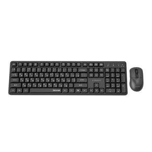 Set tastatură + mouse gembird silent key pro business, fără fir, negru Thumbnail 2