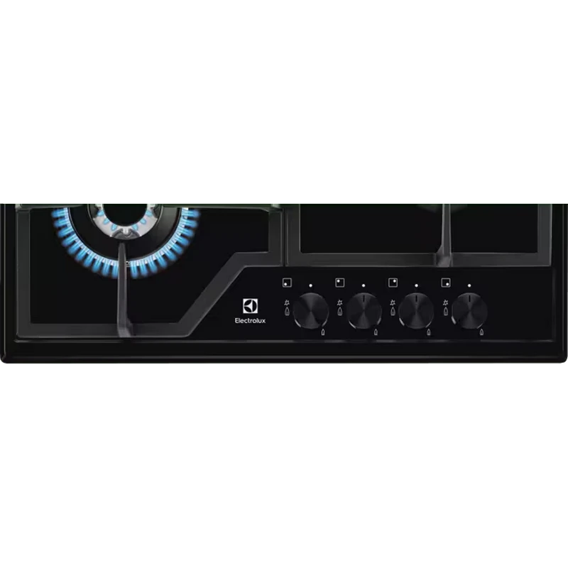 Газовая варочная панель electrolux kgs6436k, чёрный 4