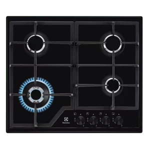 Газовая варочная панель electrolux kgs6436k, чёрный