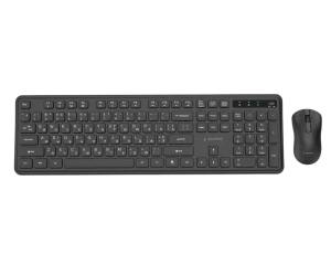 Set tastatură + mouse gembird slim pro business, fără fir, negru