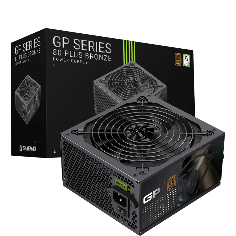 Блок питания для компьютеров gamemax gp-750b, 750вт, atx, немодульный 2