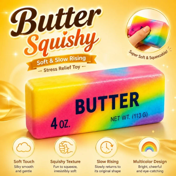 Jucărie antistres "needoh: butter", 14 cm 6
