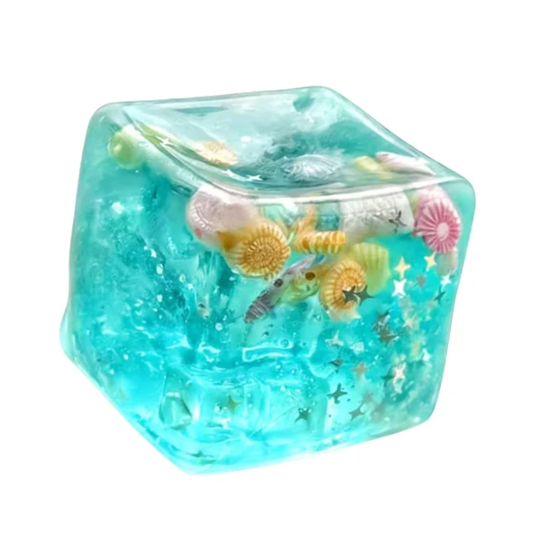 Cub antistres "needoh: flippy ice cube" cu stele marine, 5.5×5.5×5.5 cm 4